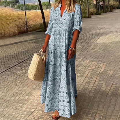 Clarissa™ - Schickes Boho-Kleid 0