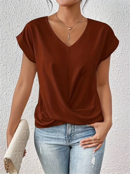 Cleo™ - Lässiges T-Shirt mit Sweetheart-Ausschnitt 3