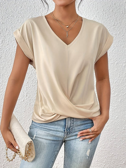 Cleo™ - Lässiges T-Shirt mit Sweetheart-Ausschnitt 7