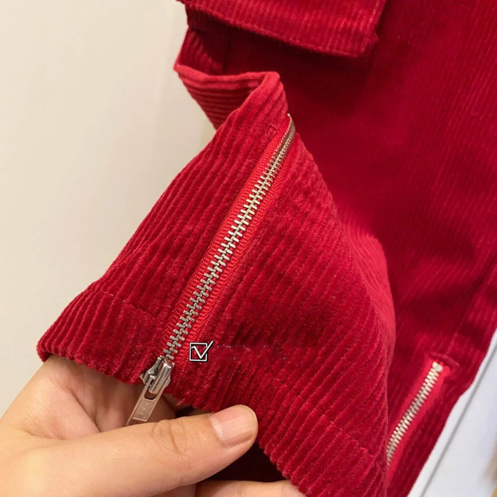 Cordhose für Damen | Retro-Stil | Volle Länge 2