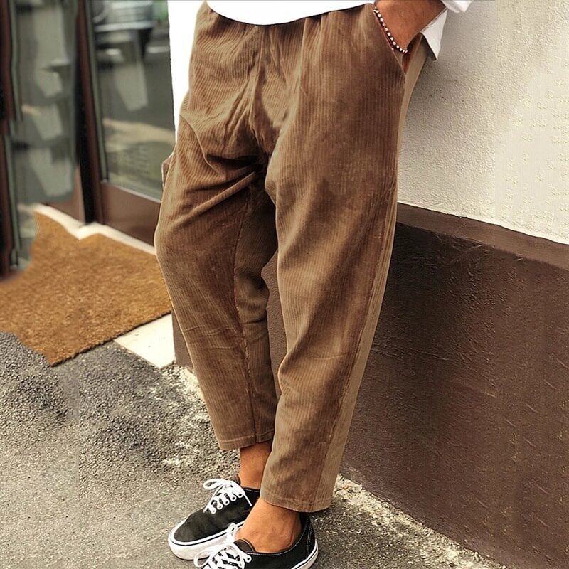 Cordhose für Herren, Loose Fit | Knöchellänge 0