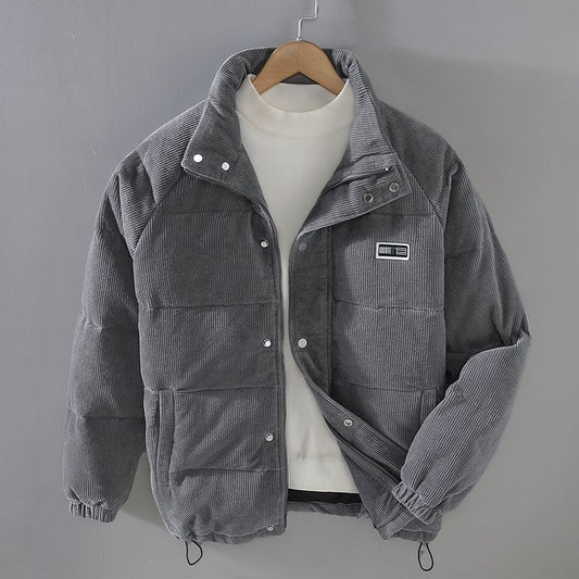 Cordjacke für Herren | Durchgehender Reißverschluss | Winter 0
