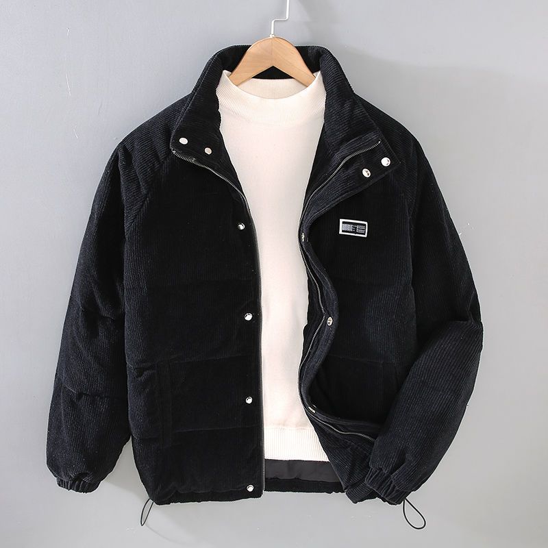 Cordjacke für Herren | Durchgehender Reißverschluss | Winter