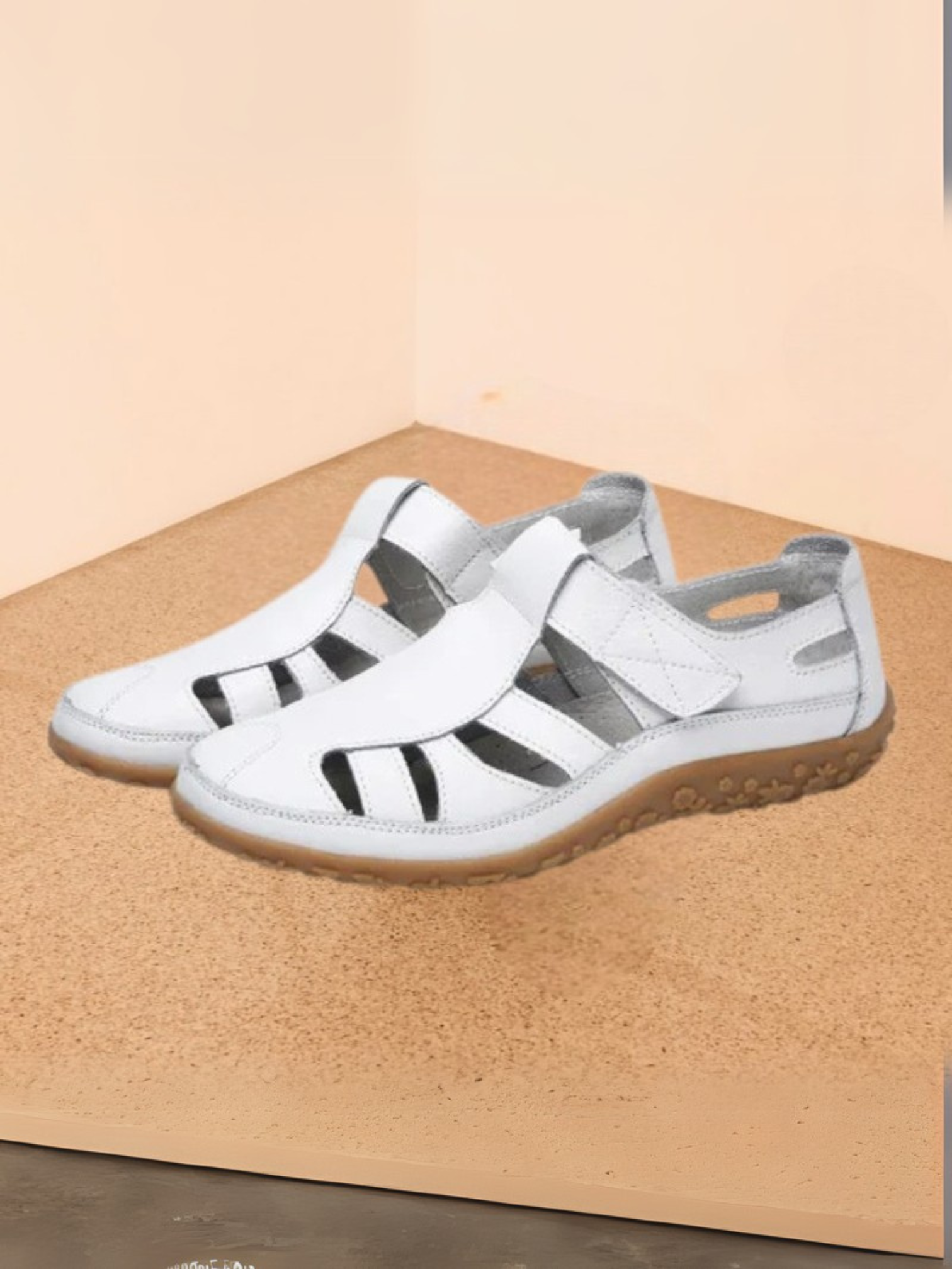 Daisey | Komfortable Wanderschuhe Damen mit Atmungsaktivem Design und Verstellbarem Verschluss | Weiß 2