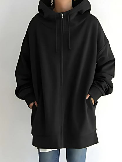 Damen-Kapuzenpullover mit Reißverschluss | mit Taschen 4