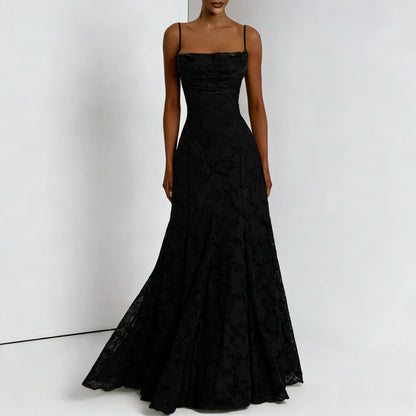 Damen Maxikleid mit floralen Spitzenapplikationen Echo Archiv 10
