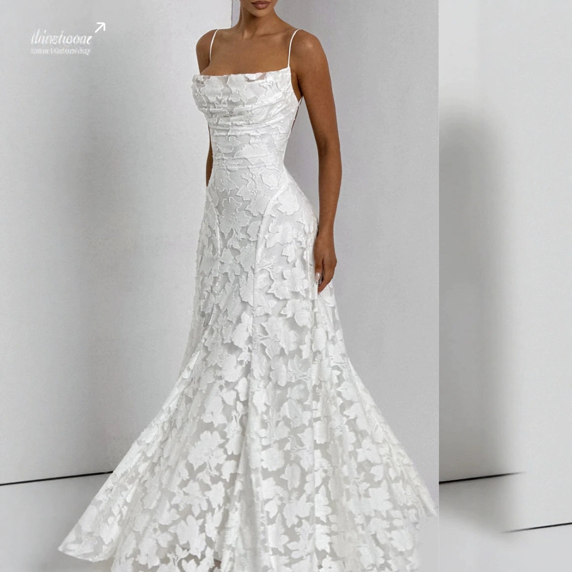 Damen Maxikleid mit floralen Spitzenapplikationen Echo Archiv 11