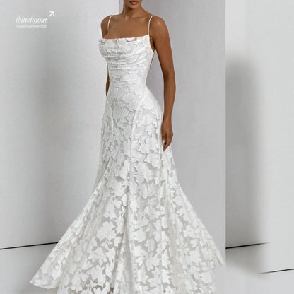 Damen Maxikleid mit floralen Spitzenapplikationen Echo Archiv 11