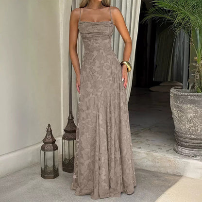Damen Maxikleid mit floralen Spitzenapplikationen Echo Archiv 14