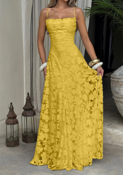 Damen Maxikleid mit floralen Spitzenapplikationen Echo Archiv 15
