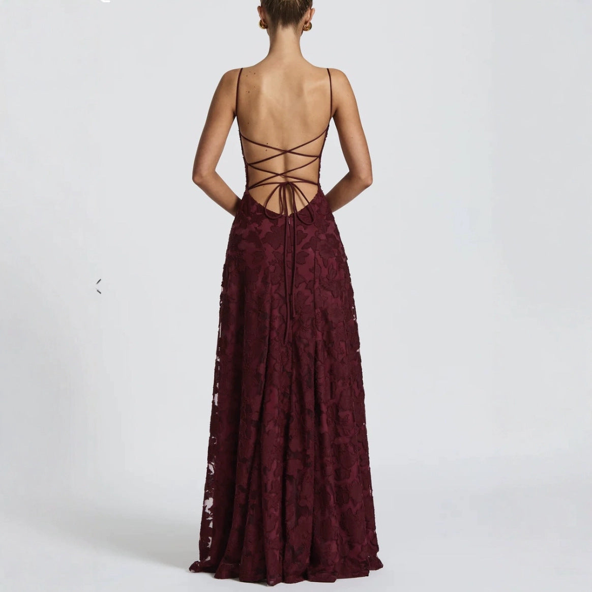 Damen Maxikleid mit floralen Spitzenapplikationen Echo Archiv 2