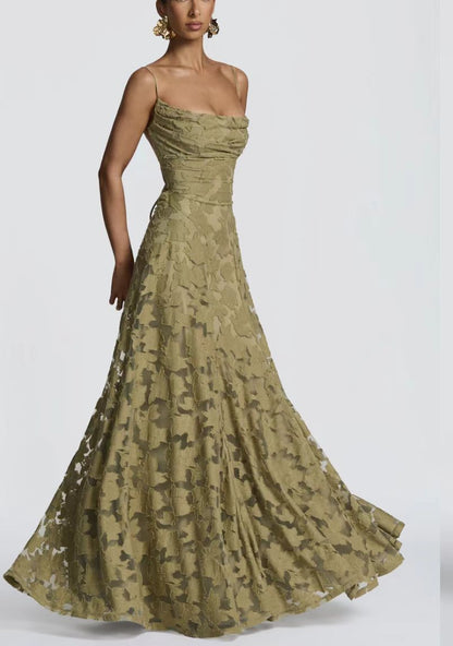 Damen Maxikleid mit floralen Spitzenapplikationen Echo Archiv 6