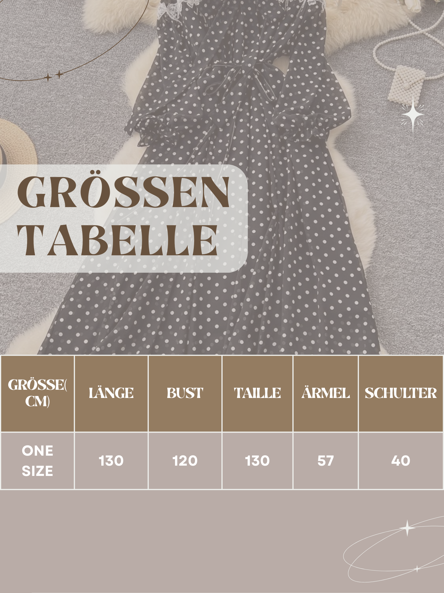 Damen Polka Dot Chiffon Kleid - Elegant & Leicht für Freizeit oder Festlich | Schwarz2