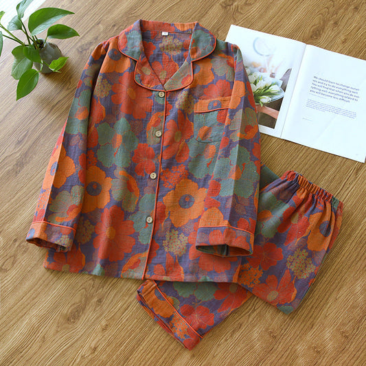 Sommer Pyjama Damen | Florales Muster & Bequemes Loungewear-Set