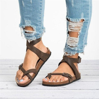 Damen Sommersandalen – Korksohle, Atmungsaktiv & Vielseitig Stilvoll 0