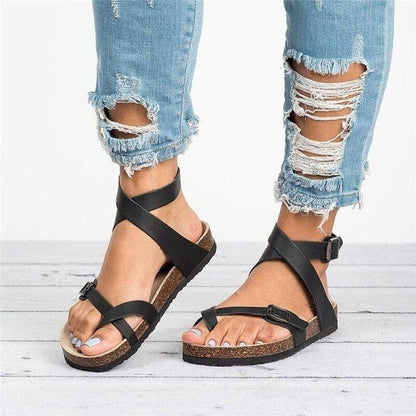 Damen Sommersandalen – Korksohle, Atmungsaktiv & Vielseitig Stilvoll 1