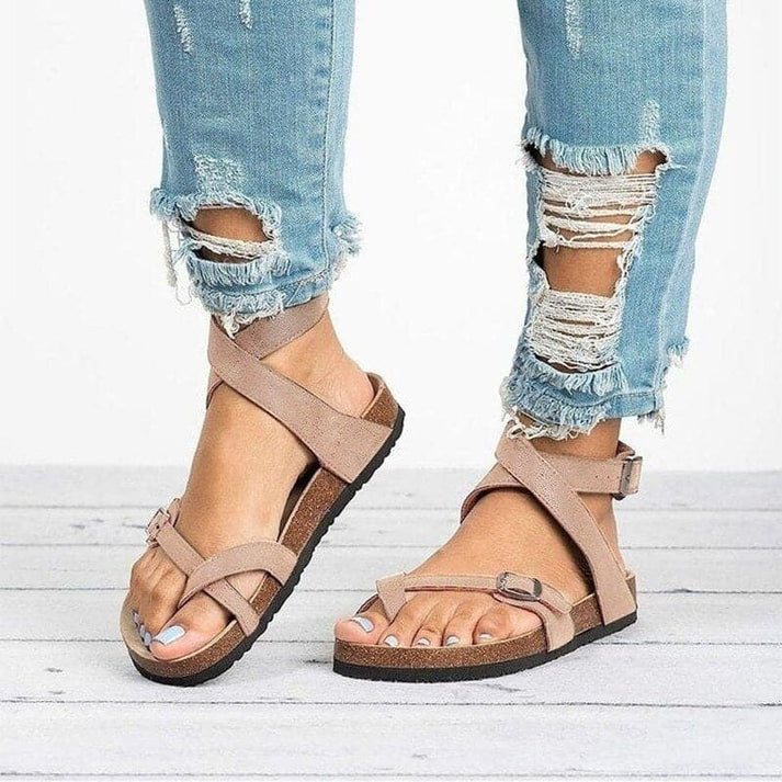 Damen Sommersandalen – Korksohle, Atmungsaktiv & Vielseitig Stilvoll 3