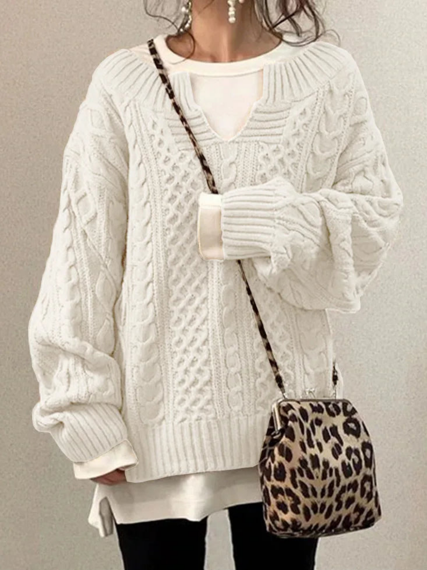 Damen Strick-Sweatshirt | Lockere Passform 6