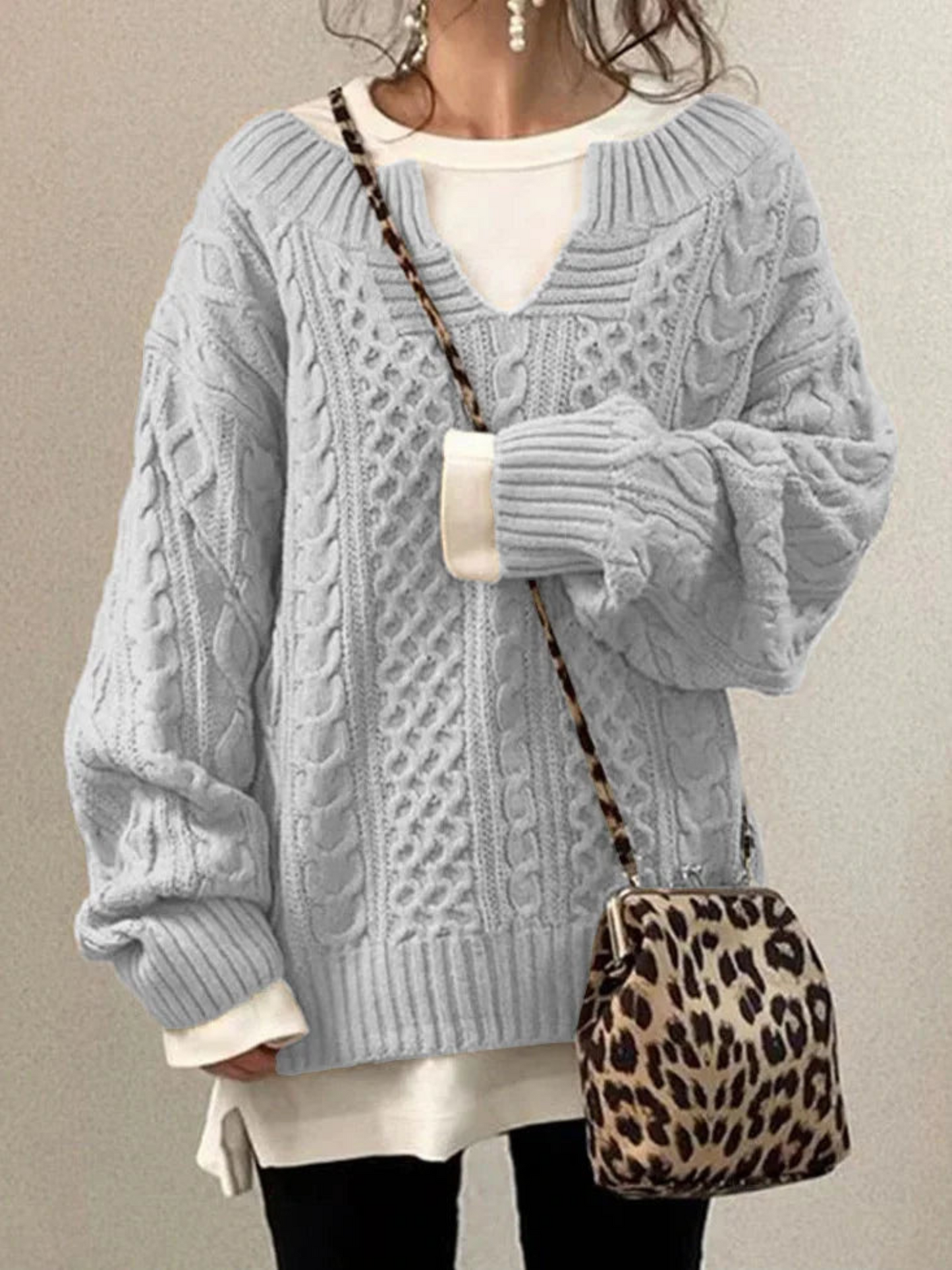 Damen Strick-Sweatshirt | Lockere Passform 7