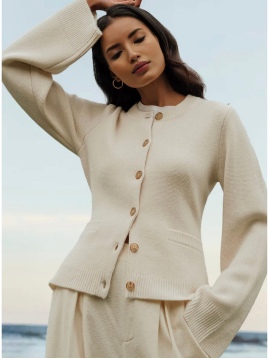Damen Strickjacke, Ausgestellte Ärmel | Hüftlang 0
