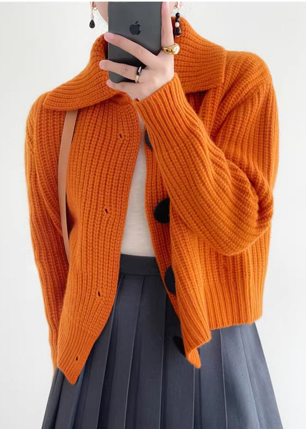 Damen Strickjacke mit Peter-Pan-Kragen | Winter 1