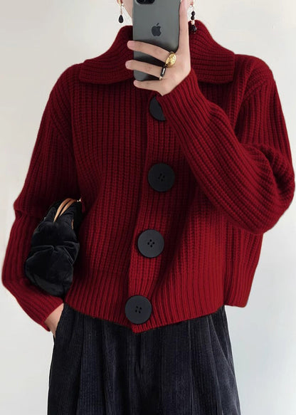 Damen Strickjacke mit Peter-Pan-Kragen | Winter 2