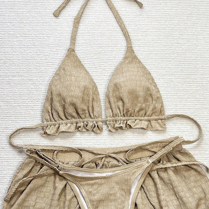 Damen Triangel-Bikini-Set mit lässigen Shorts Echo Archiv 4