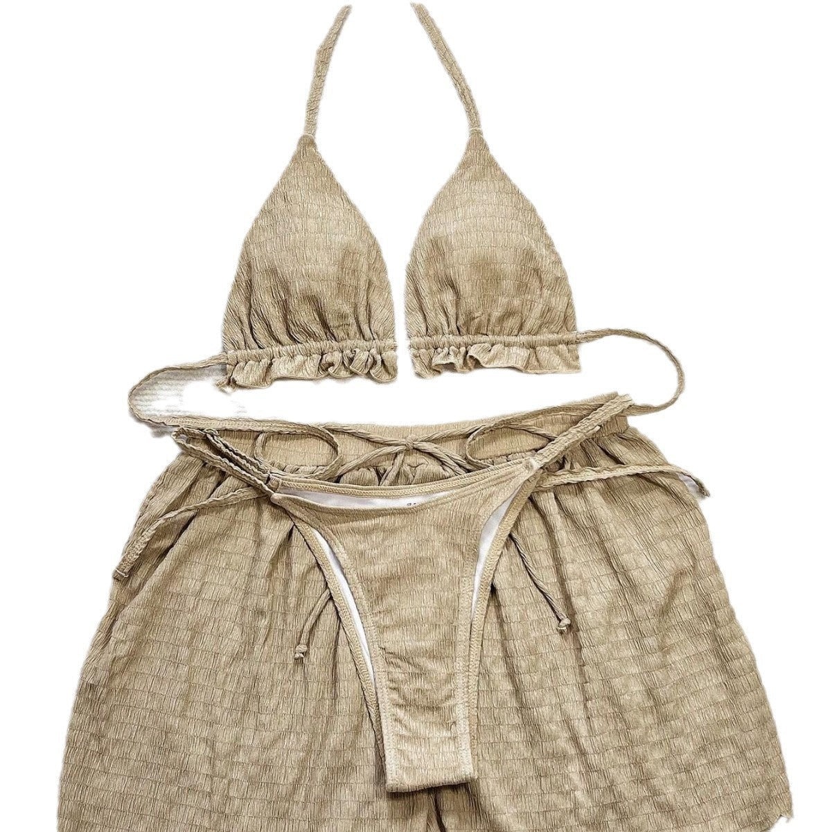 Damen Triangel-Bikini-Set mit lässigen Shorts Echo Archiv 5