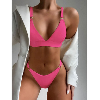 Damen Triangel-Bikini mit modischen Akzenten Echo Archiv 9