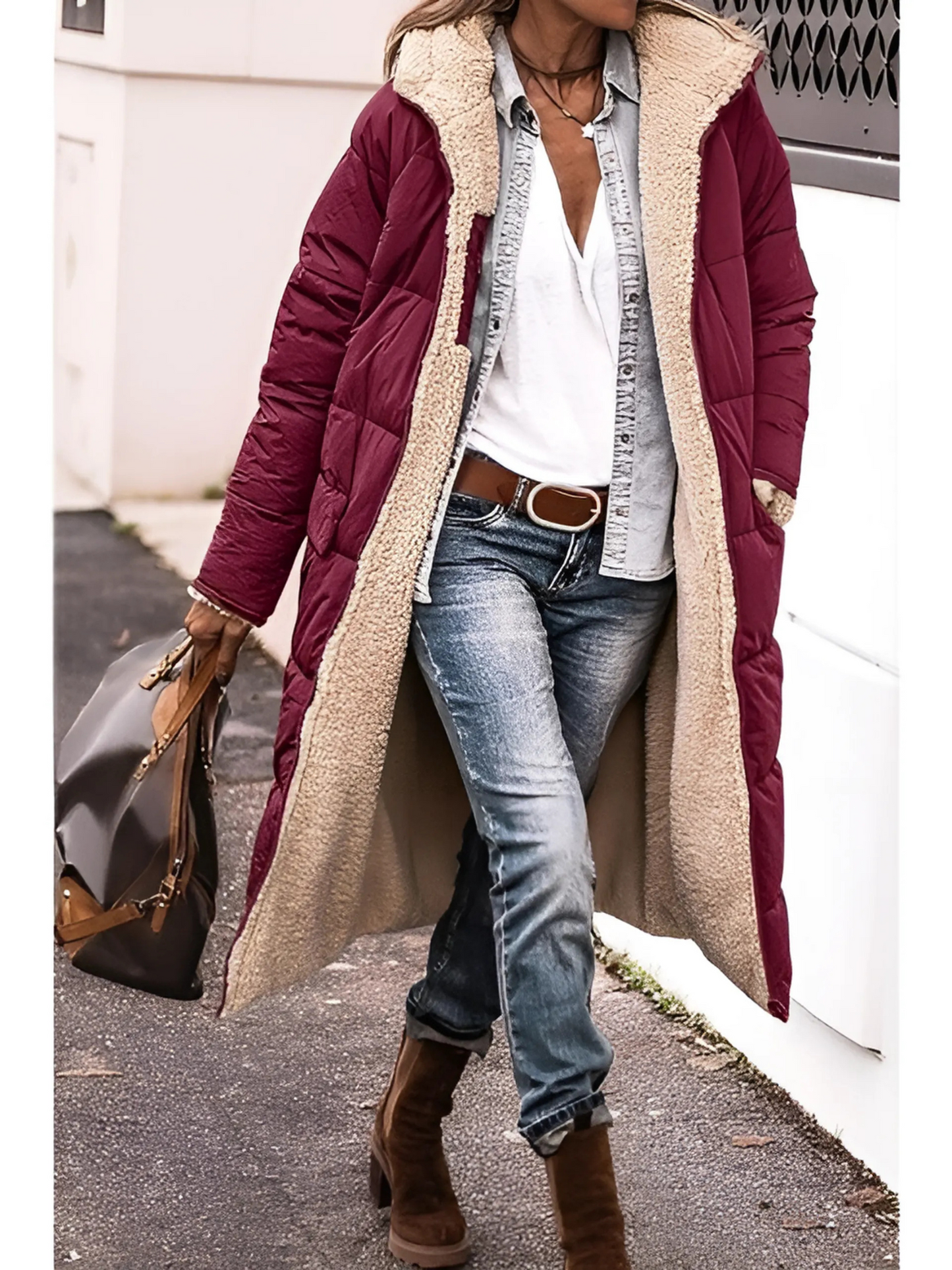 Damen Wintermäntel | Wendbar, mit Kapuze 5
