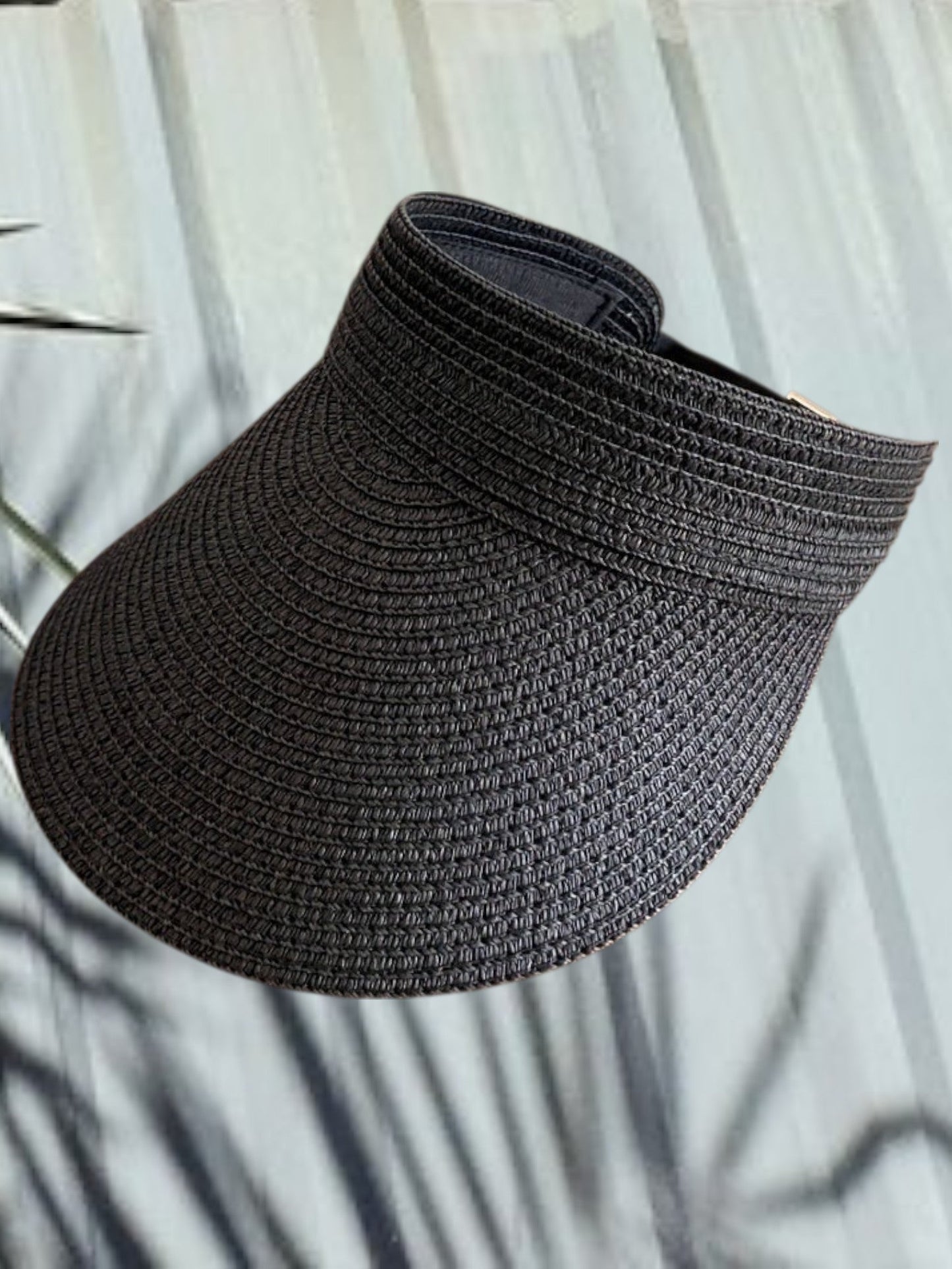 Damen faltbare breite Krempe Sonnenvisier - tragbarer UV -Schutz 3
