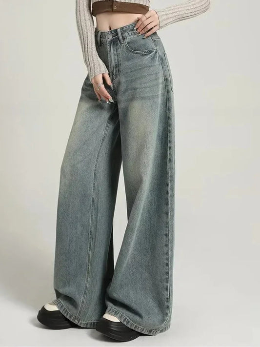 Damenjeans, Hohe Taille, Relaxed Fit | Lange Hose 0