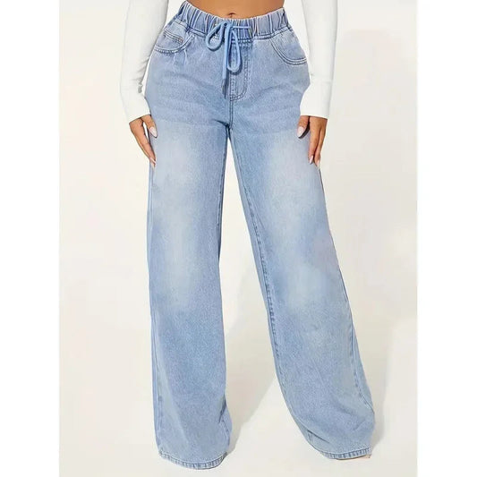 Damenjeans, Hohe Taille, Relaxed Fit | Langer Schnitt 0