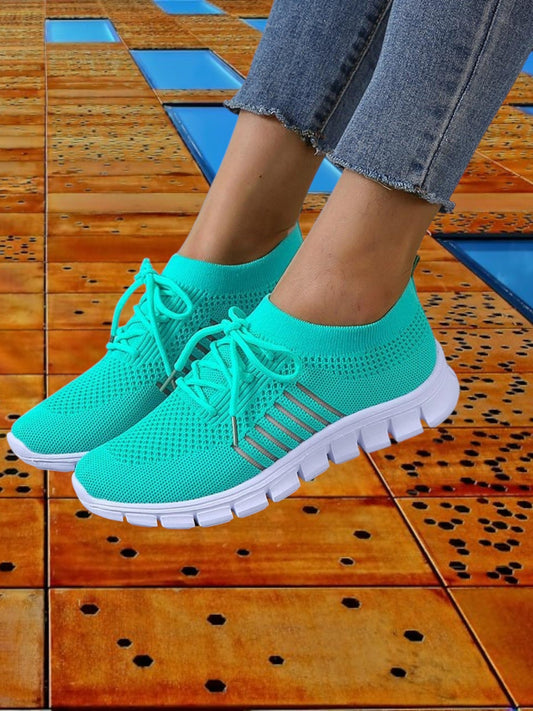 Damennetz wandern Sneakers atmungsaktiven Komfort für den Alltag | Turkis