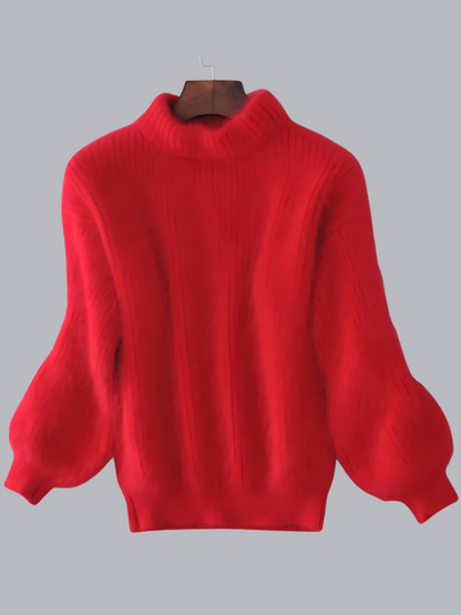 Damenpullover, Casual Fit | Angora-Strick
