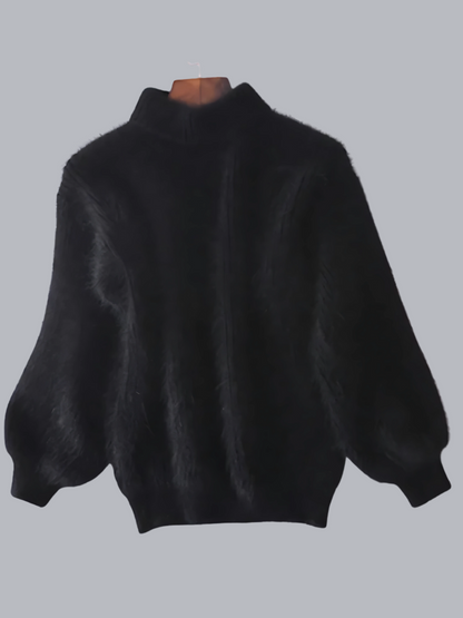 Damenpullover, Casual Fit | Angora-Strick