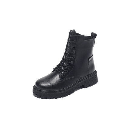 Damenstiefel Hoch Ausgeschnitten mit Reißverschluss | Winter 0