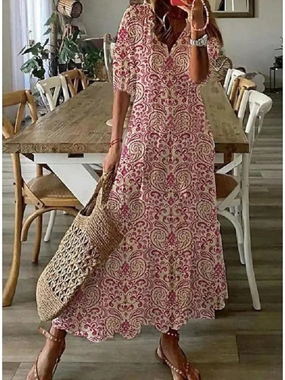 Dianna™ - Boho Bauchbedeckendes Kleid 3
