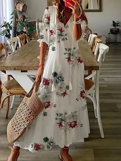 Dianna™ - Boho Bauchbedeckendes Kleid 5