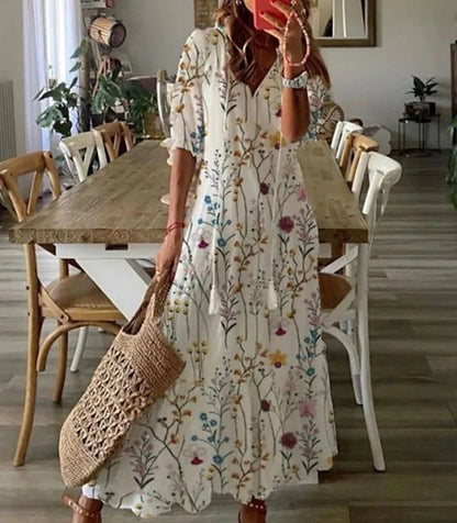 Dianna™ - Boho Bauchbedeckendes Kleid 6