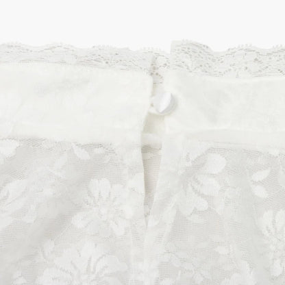 Dirndl Bluse für Frauen, Hochgeschlossen, Blumenstruktur | Festliche Anlässe 1