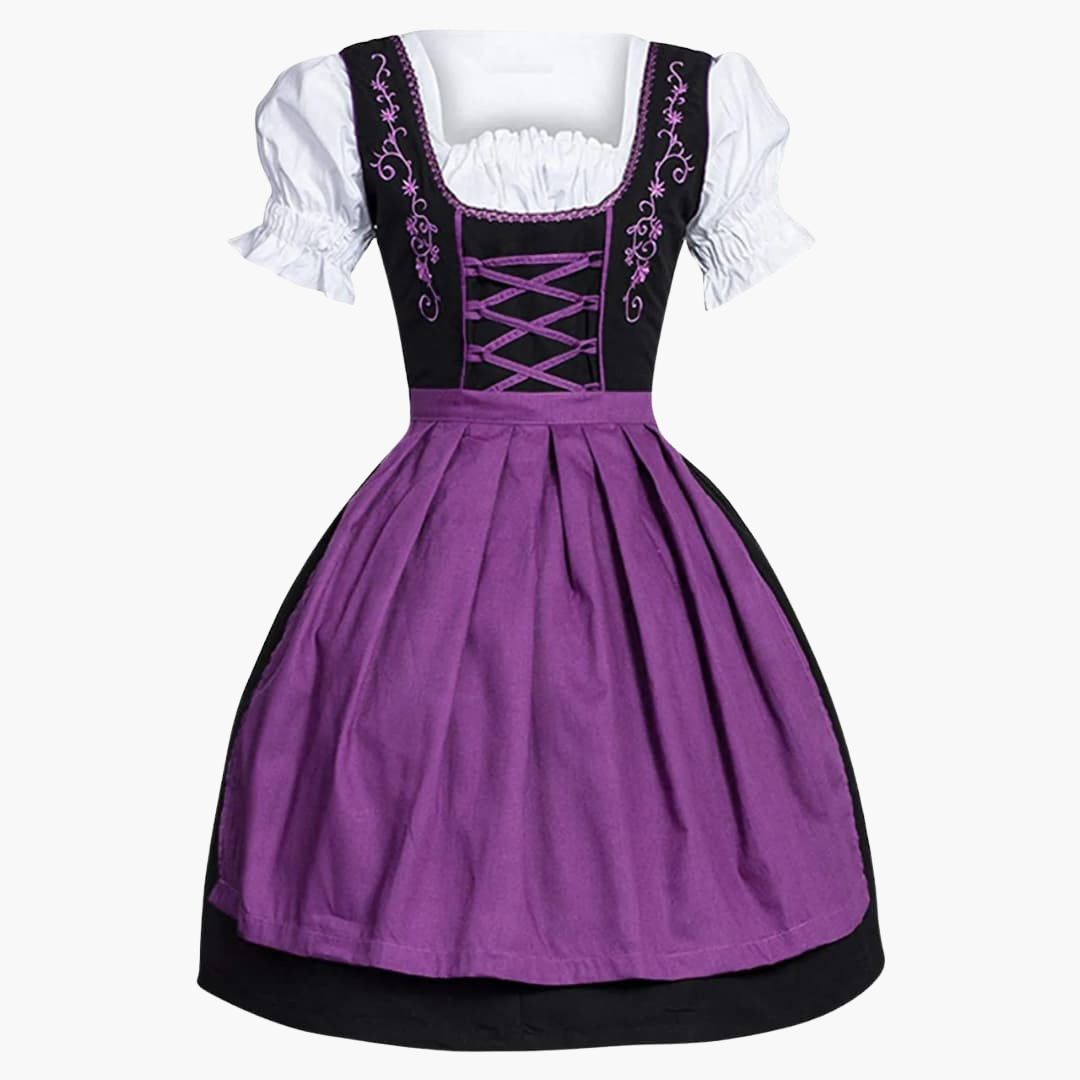 Dirndl Kleid Damen, Klassische Passform, Schnürung | Festliche Anlässe 3