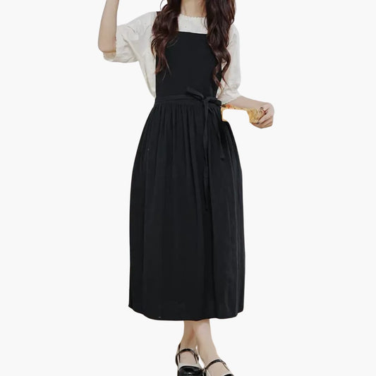 Dirndl Kleid Damen | Figur-Hugging, Klassisches Design | Festliches Outfit | 0
