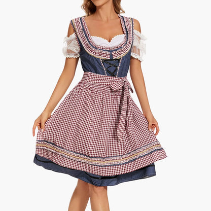 Dirndl Kleid Damen | Figurbetont, Klassische Kostümdetails | Festlich 1