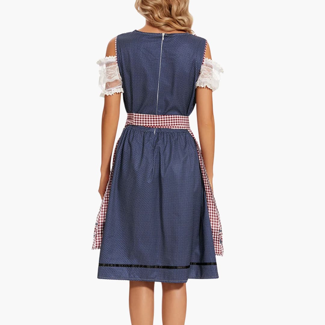Dirndl Kleid Damen | Figurbetont, Klassische Kostümdetails | Festlich 3