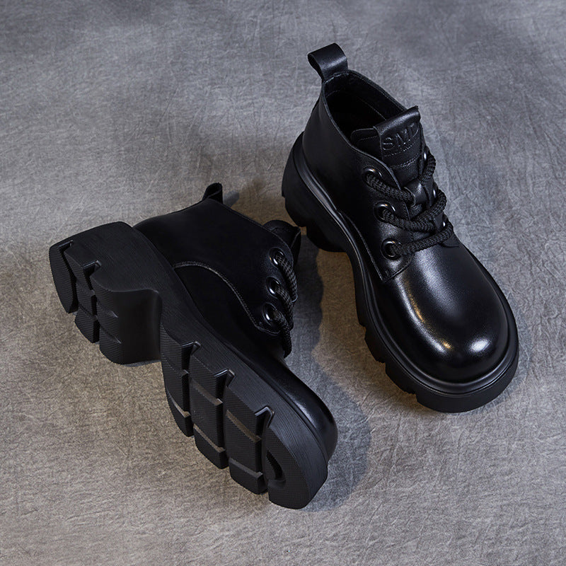 Dirndl Schuhe Damen, Plateauzool, Klassische Schnürung | Modernes Design 0