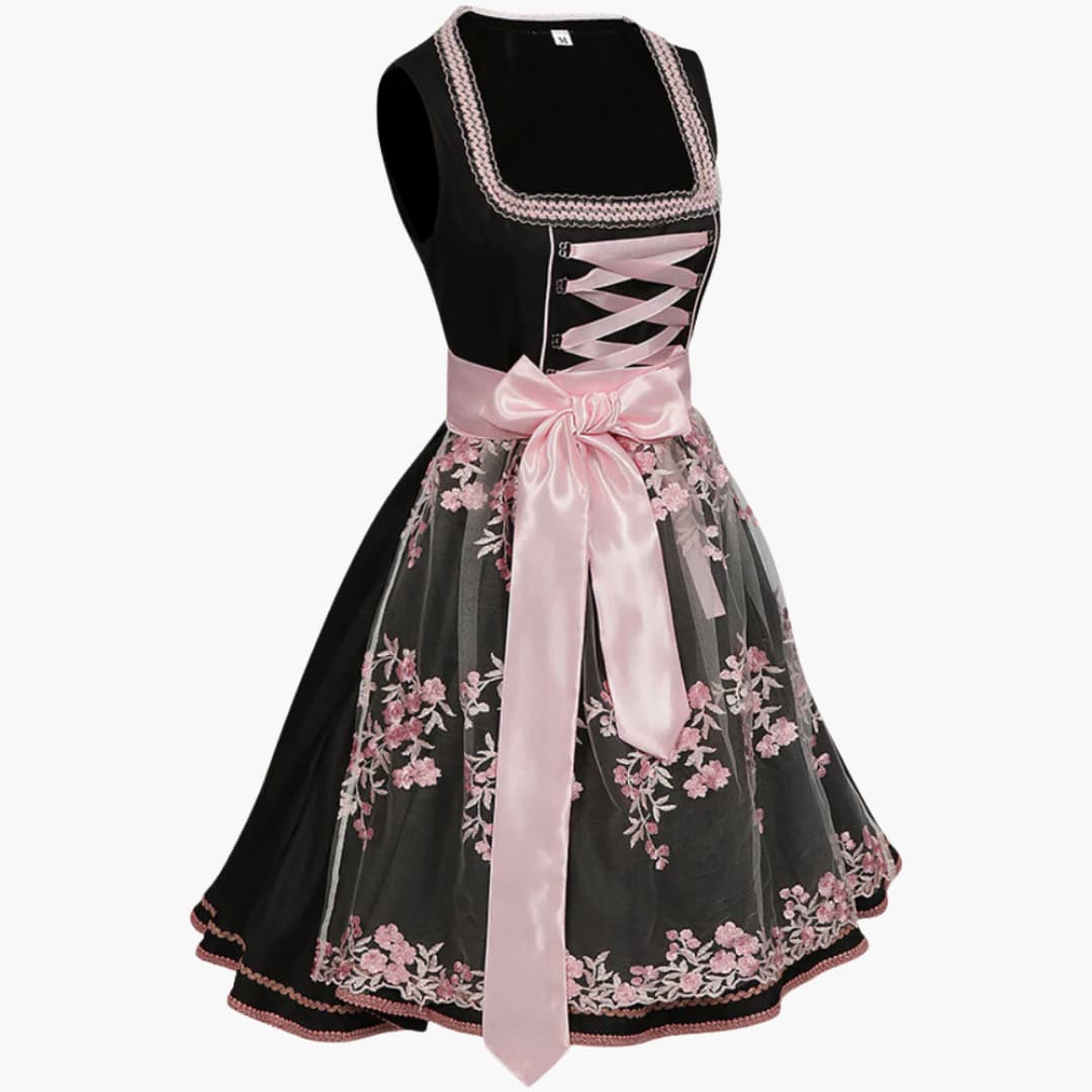 Dirndl für Frauen, Ärmellos, Blumenstickerei | Festlich 1