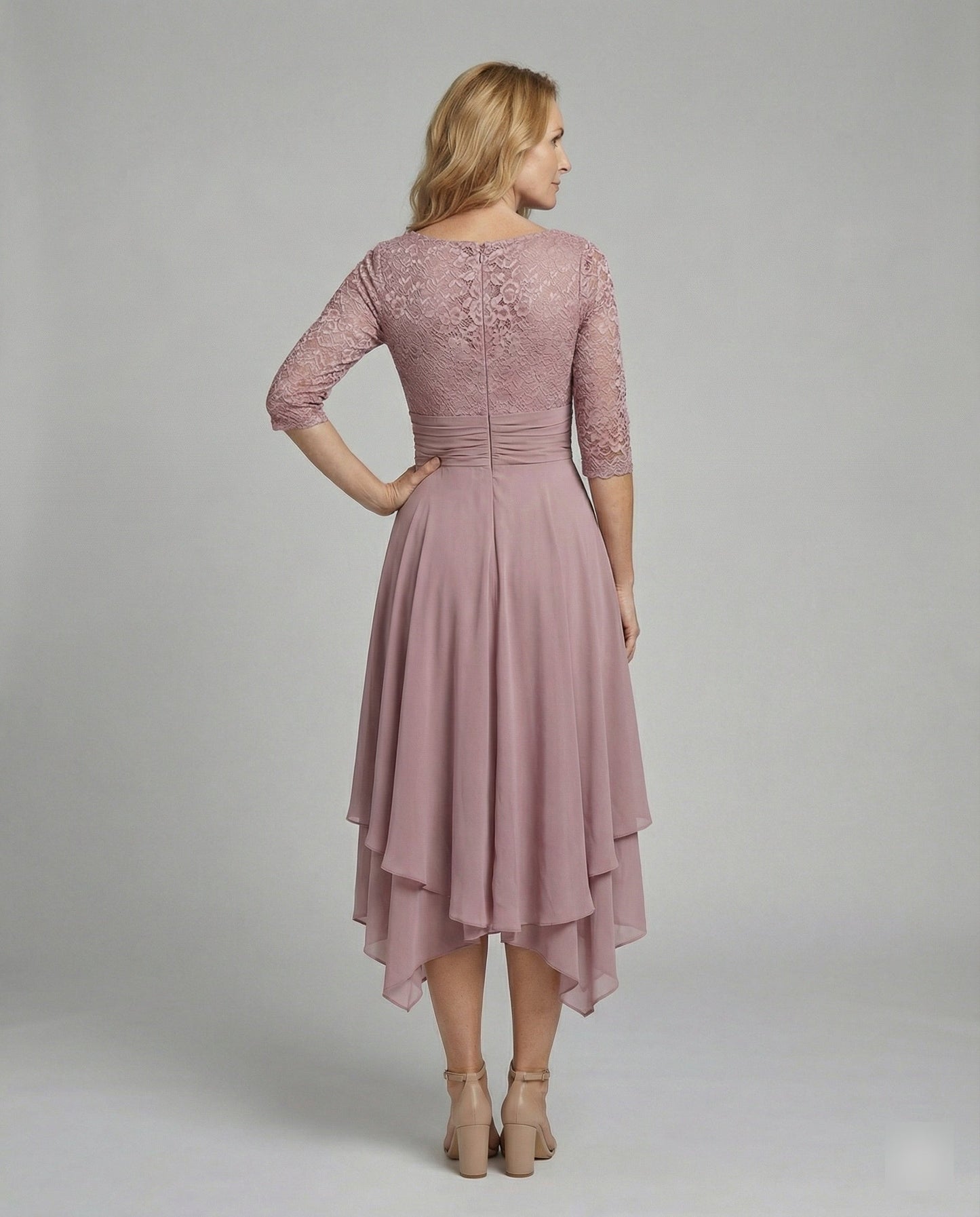 Drune - Damen Schickes Kleid, Komfortable & Locker Fallende Passform 3