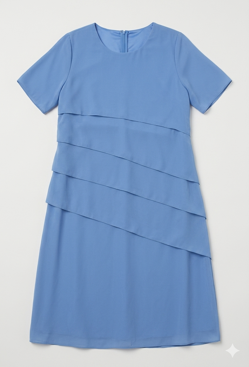 Minikleid Damen | Elegantes Stufenlagen-Design & Figurschmeichelnder Schnitt