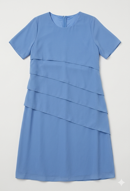 Minikleid Damen | Elegantes Stufenlagen-Design & Figurschmeichelnder Schnitt